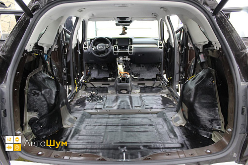 Шумоизоляция багажника Киа Соренто