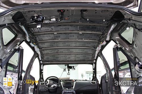 Виброизоляция крыши Ниссан Мурано