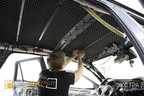 Шумо и теплоизоляция крыши Мазды СХ 5