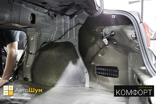 Шумоизоляция арок и крыльев Киа Рио