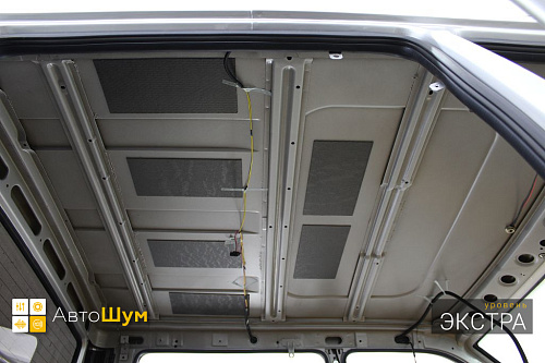 Штатная шумоизоляция крыши Уаз Патриот Пикап