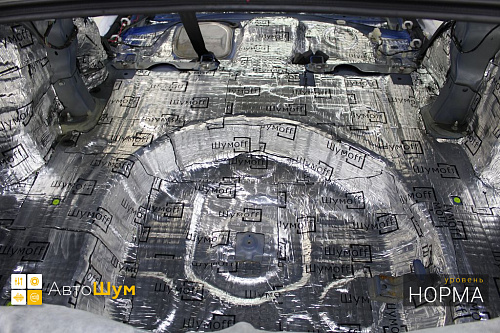 Виброизоляция багажника Митсубиси Лансер