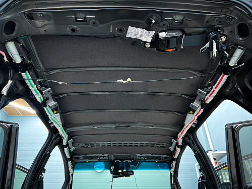 Шумопоглотитель на крыше Хонда Фит