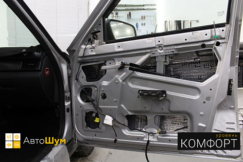 Виброизоляция дверей Лады Приоры