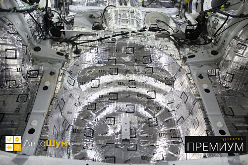 Виброизоляция багажника Субару Форестер