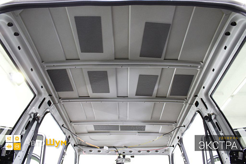 Демонтаж штатной шумоизоляции крыши УАЗ Патриот