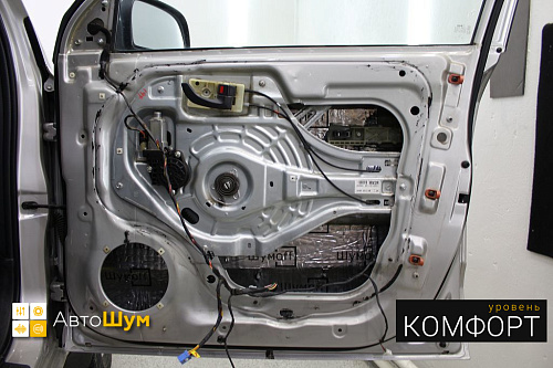 Виброизоляция дверей Киа Спортейдж