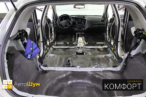 Шумоизоляция пола киа сид
