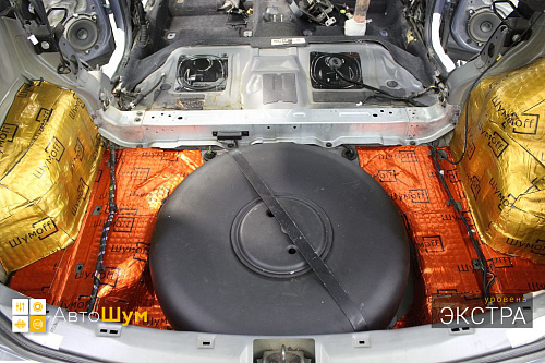 Виброизоляция багажника Ниссан Кашкай Джи10