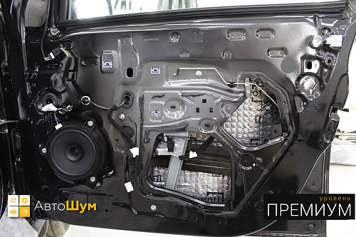 Виброизоляция дверей Рено Сандеро