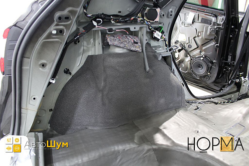 Шумоизоляция арок Рено Каптюр.