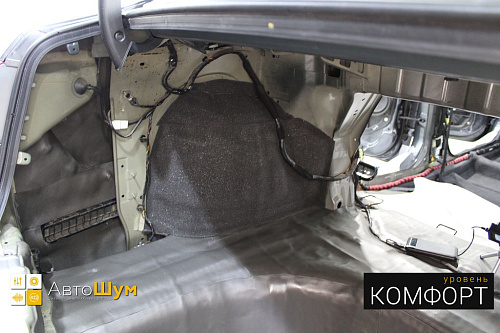 Шумоизоляция арок и крыльев Хендай I40.