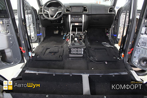 Пылесосим ковер УАЗ Патриот