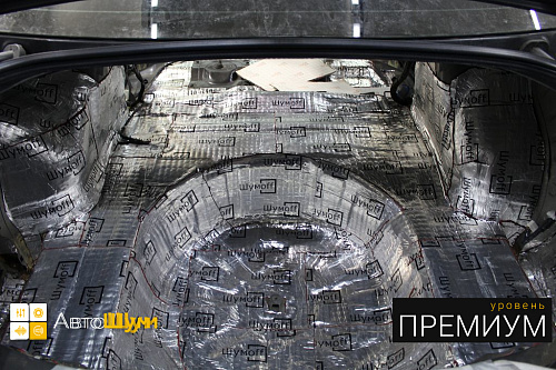 Виброизоляция багажника Ниссан Теана