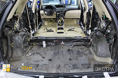 Штатная шумоизоляция багажника Лексус РХ 350