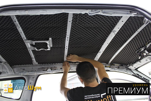 Шумоизоляция крыши Митсубиси Паджеро Спорт