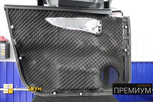 Шумоизоляция дверной обшивки Ниссан Кашкай