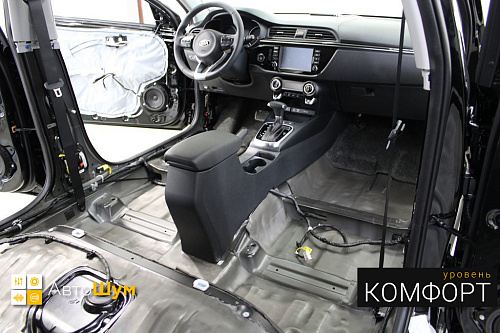 Шумоизоляция пола Киа Рио