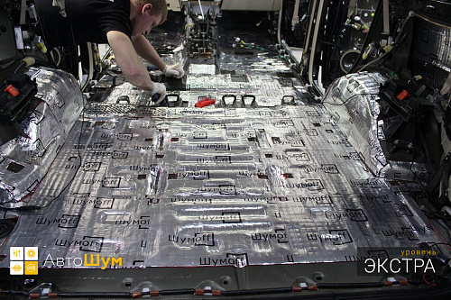 Виброизоляция багажника Тойоты Ленд Крузер Прадо 120