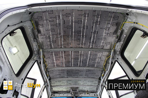 Виброизоляция крыши Митсубиси Паджеро