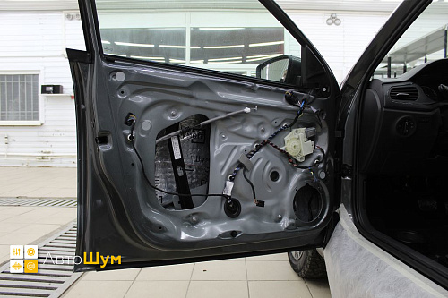 Виброизоляция дверей Фольксваген Поло Мк6