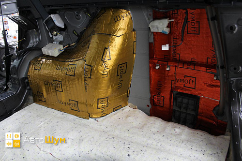 Виброизоляция арок Ниссан Х-Трейл T31