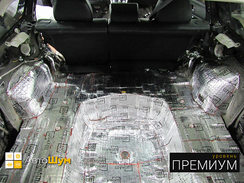 Виброизоляция багажника Субару ХВ