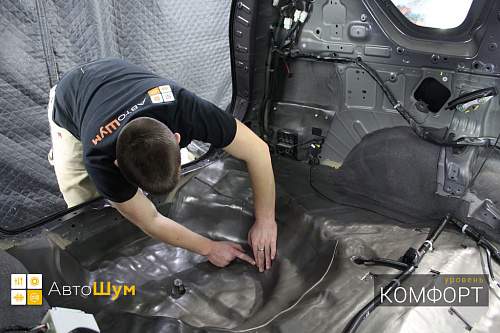 Виброизоляция арок и крыльев Ниссан Х Трейл Т31