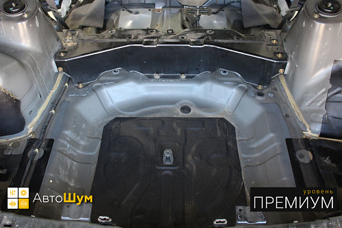 Штатная шумоизоляция багажника Ниссан Х Трейл