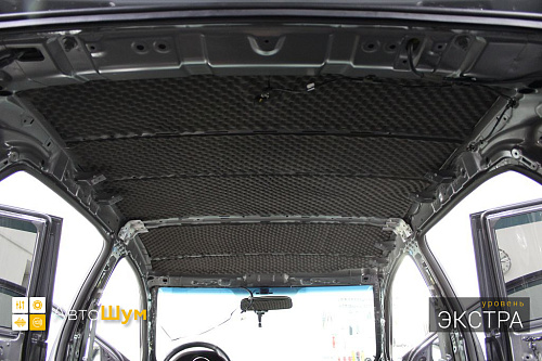 Шумо и теплоизоляция крыши Киа Рио