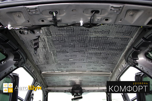 Виброизоляция крыши Рено Каптюр.