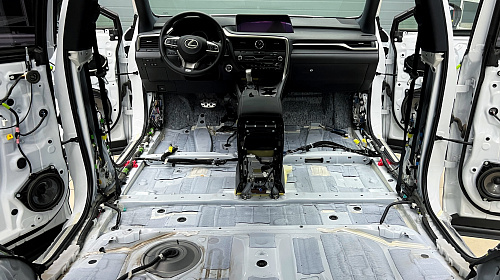 Штатная виброизоляция пола Лексус РХ