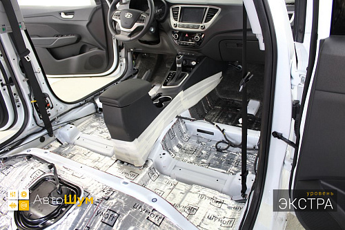 Виброизоляция днища Хендай Солярис