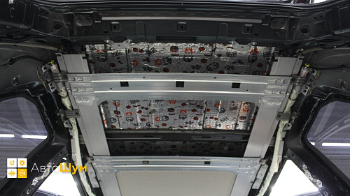 Виброизоляция крыши Ниссан Х-Трейл T31