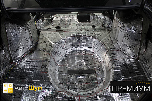 Виброизоляция багажника Датсун Он До