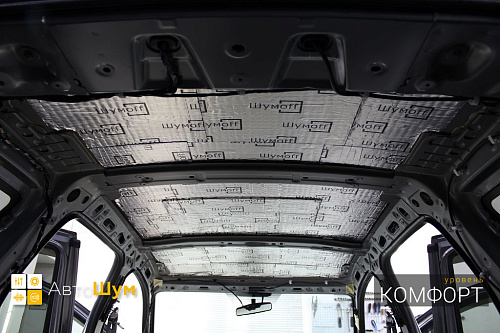 Виброизоляция крыши Рено Дастер.