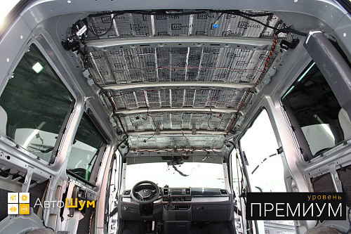 Виброизоляция крыши Фольксваген Мультивэн