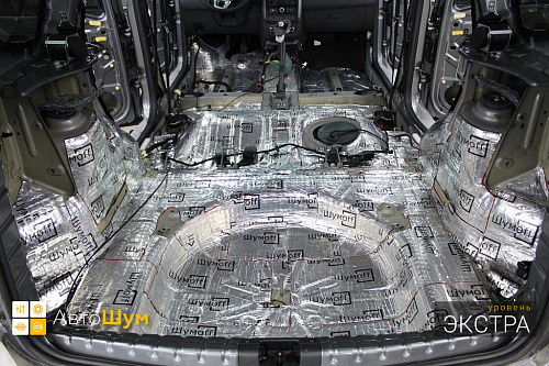 Виброизоляция багажника Рено Дастер