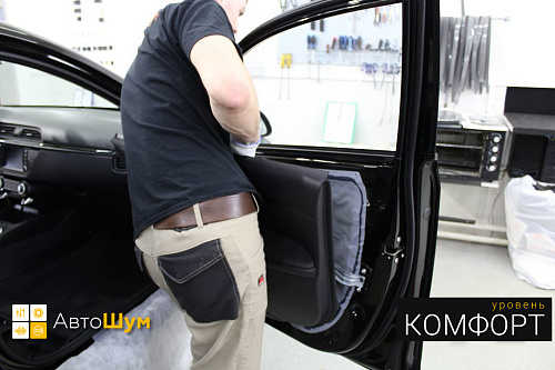 Разбираем двери Киа Рио