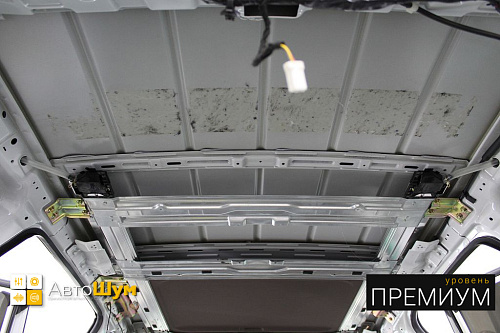 Штатная шумоизоляция крыши Hawtai Boliger