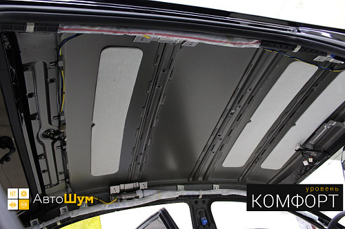 Штатная шумоизоляция крыши Киа Рио