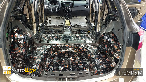 Виброизоляция багажника Хендай Ай 30