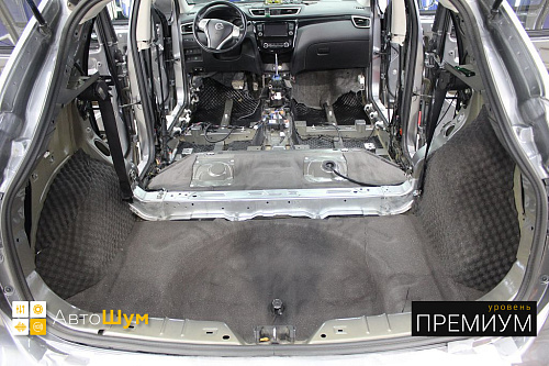 Шумоизоляция багажника Ниссан Кашкай