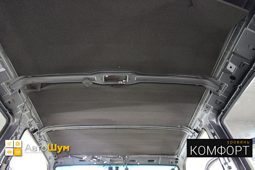 Штатная шумоизоляция крыши Тагаз Тагер.