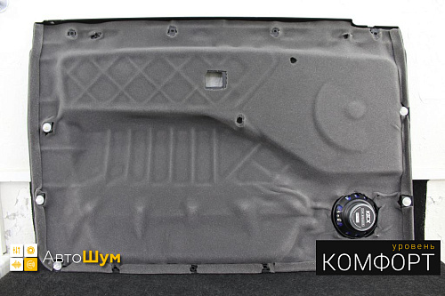 Шумоизоляция дверной обшивки