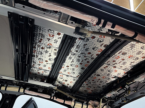 Виброизоляция крыши Инфинити ФХ35