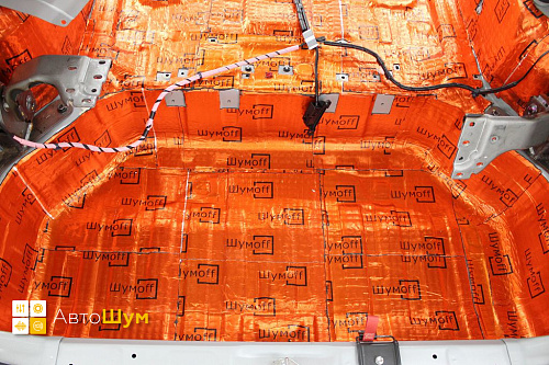 Виброизоляция багажника Хонда Стэпвэгон