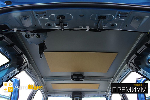 Штатная шумоизоляция крыши Рено Каптюр