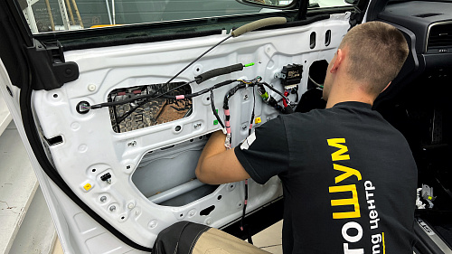 Виброизоляция дверей Лексус РХ