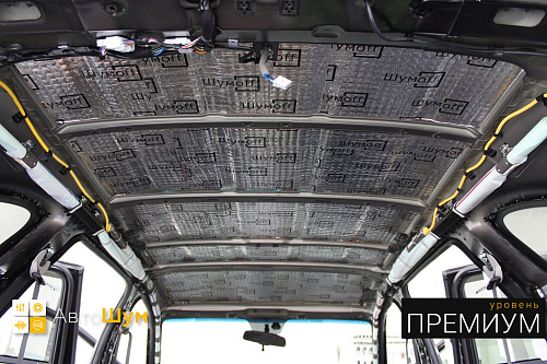 Виброизоляция крыши Киа Соренто Прайм